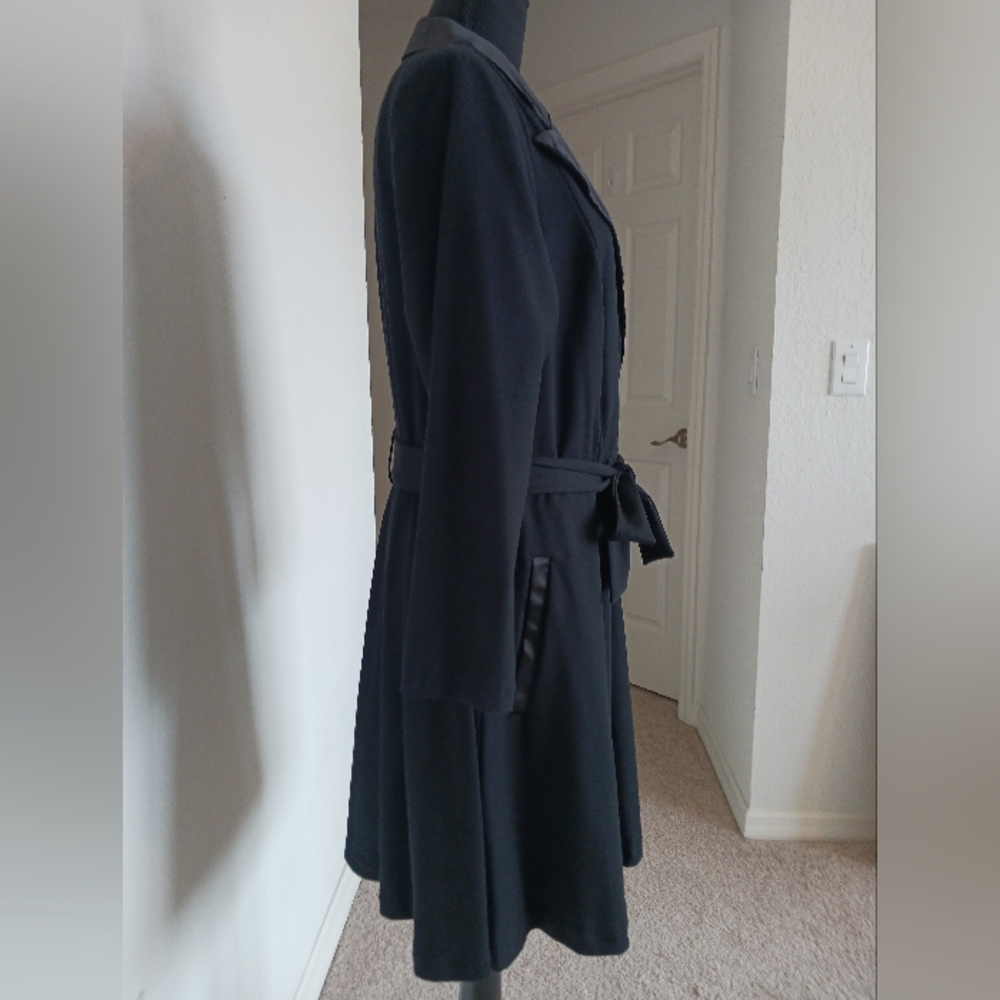 Torrid Black Wrap Tuxedo Skater Dress Size 16 EUC - Picture 7 of 9